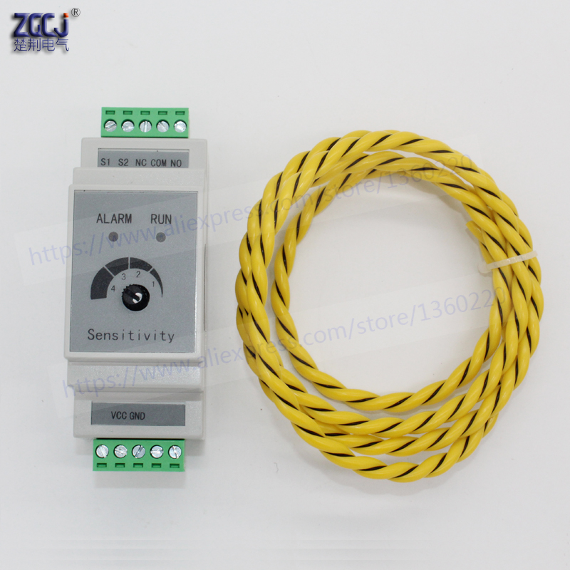 with 2m sensor wire 35mm Din l - Water Leak Detector Wired reseña y precio