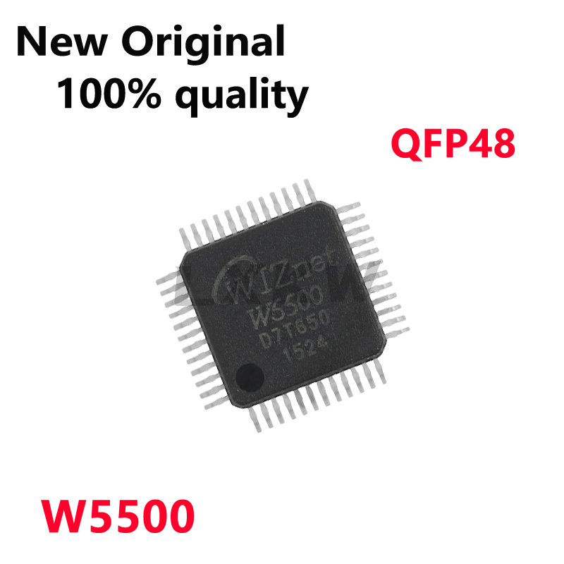 1~5/PCS New Original W5500 QFP - Ethernet Module W5500 reseña y precio