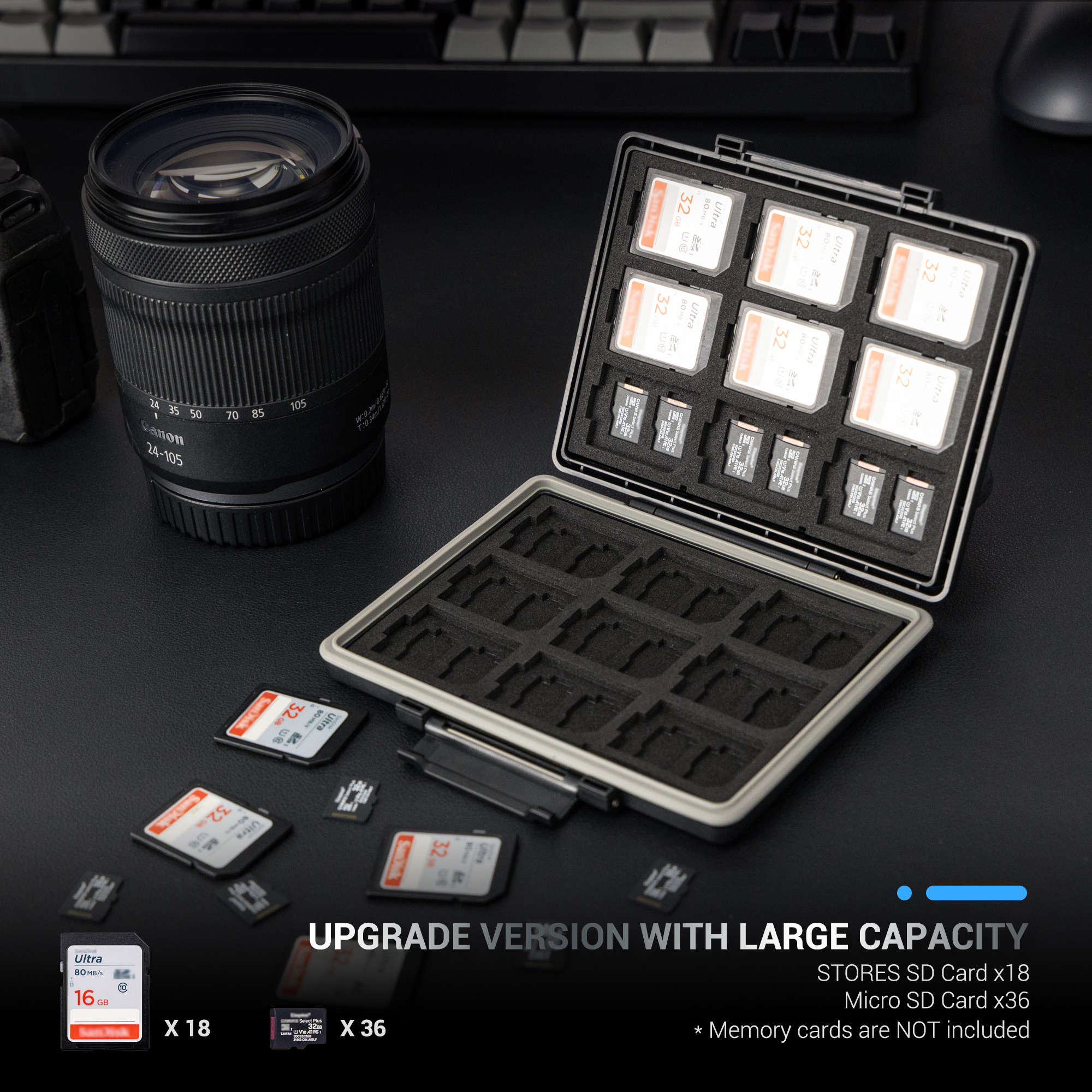JJC 54 Slots SD Microsd Card C - Home Assistant Sd reseña y precio