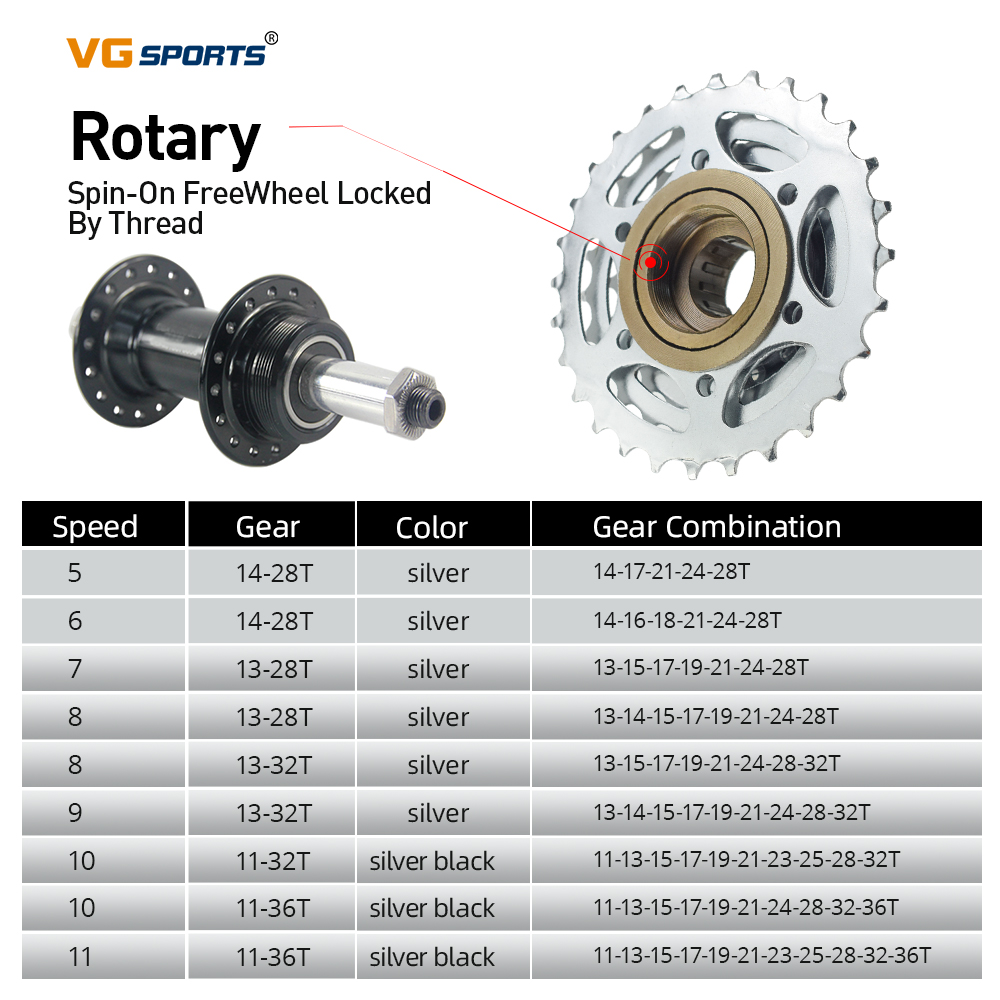 1pc VG Sports Bike Sprocket 5/ - Matter Hub Thread reseña y precio
