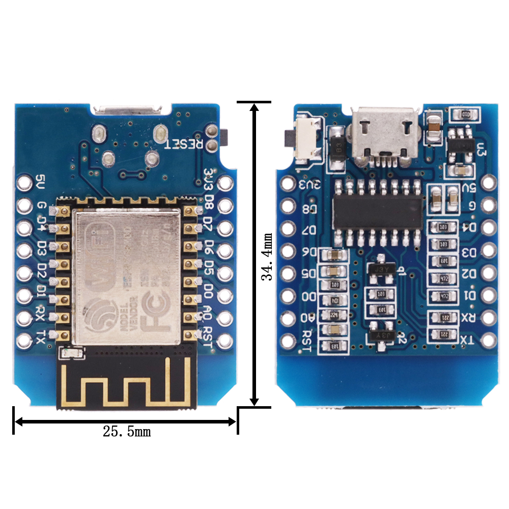 WeMos D1 Mini Pro V3.0 NodeMcu - Esp8266 Nodemcu Board reseña y precio