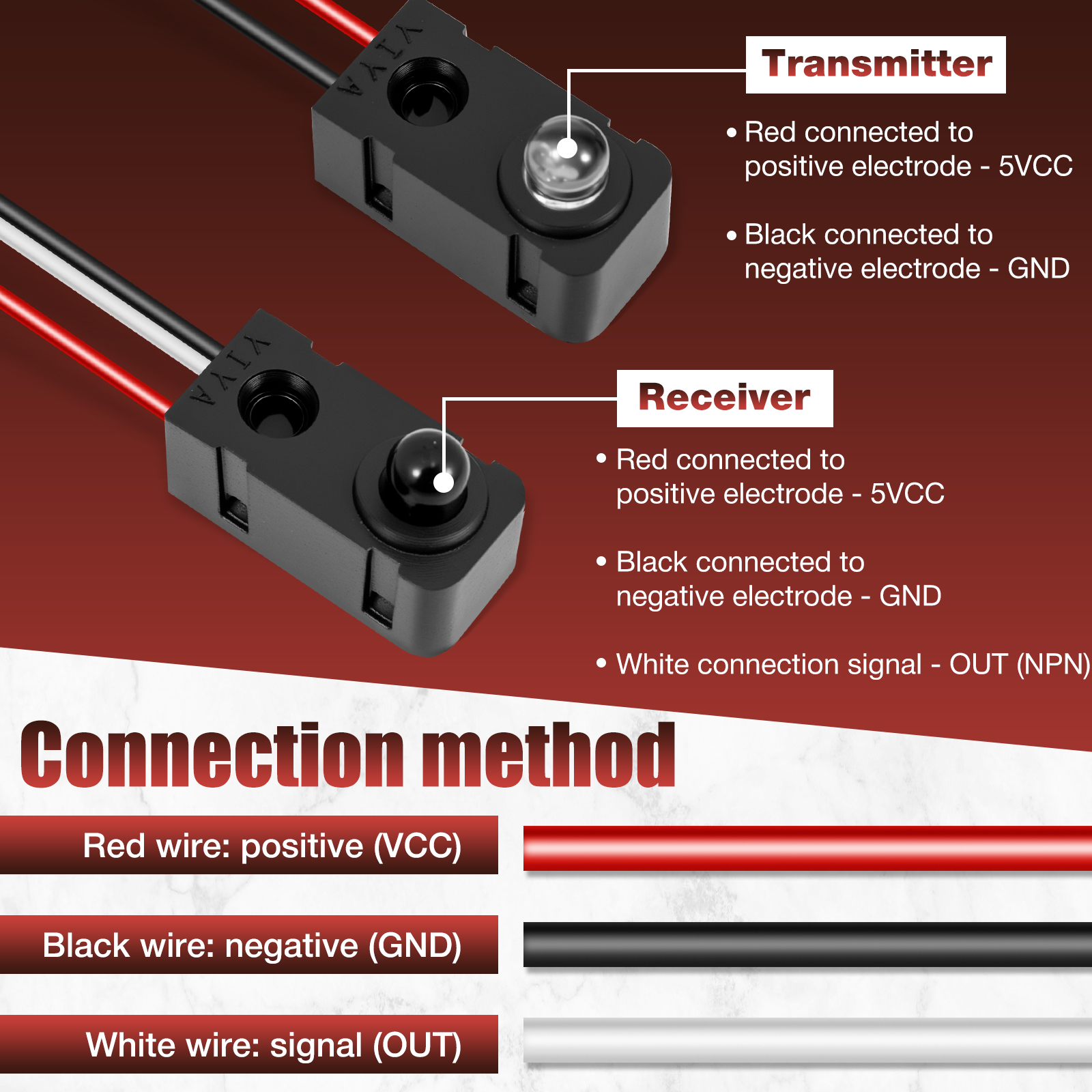 4 Pairs Infrared Break Beam Se - Diy Automation Projects reseña y precio