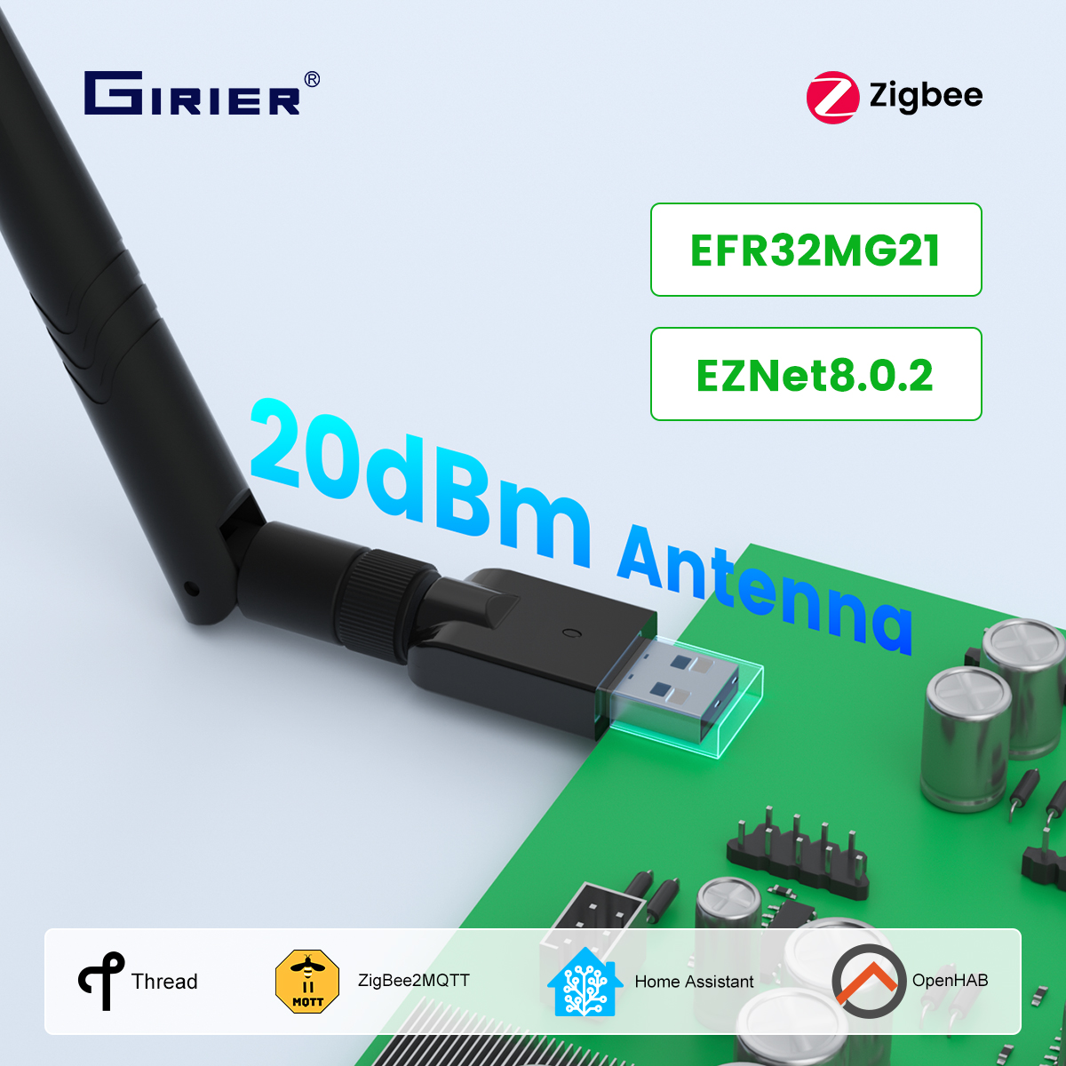 GIRIER ZigBee 3.0 Dongle USB G - Zigbee Coordinator Stick reseña y precio