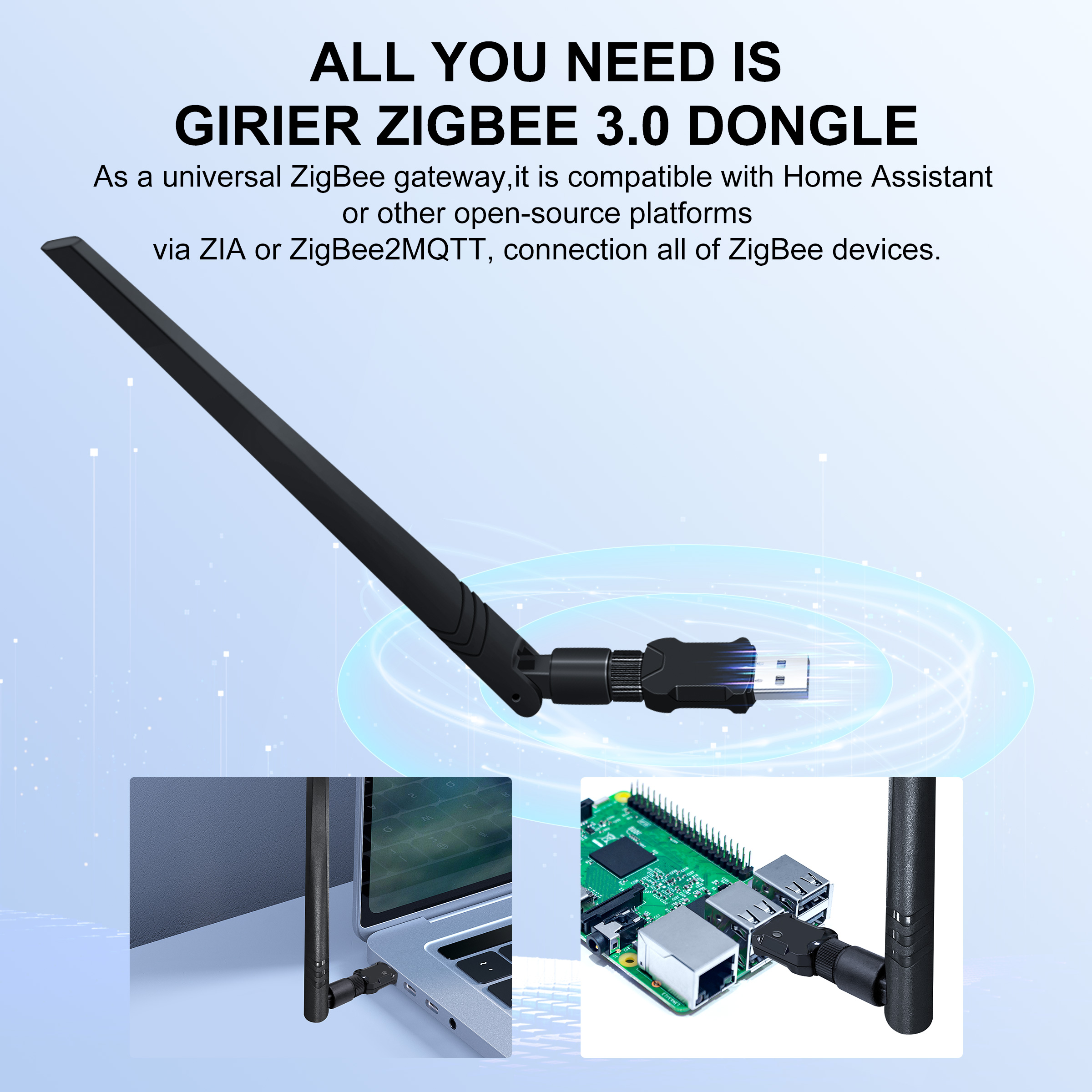 GIRIER ZigBee 3.0 Dongle USB G - Zigbee Coordinator Stick reseña y precio