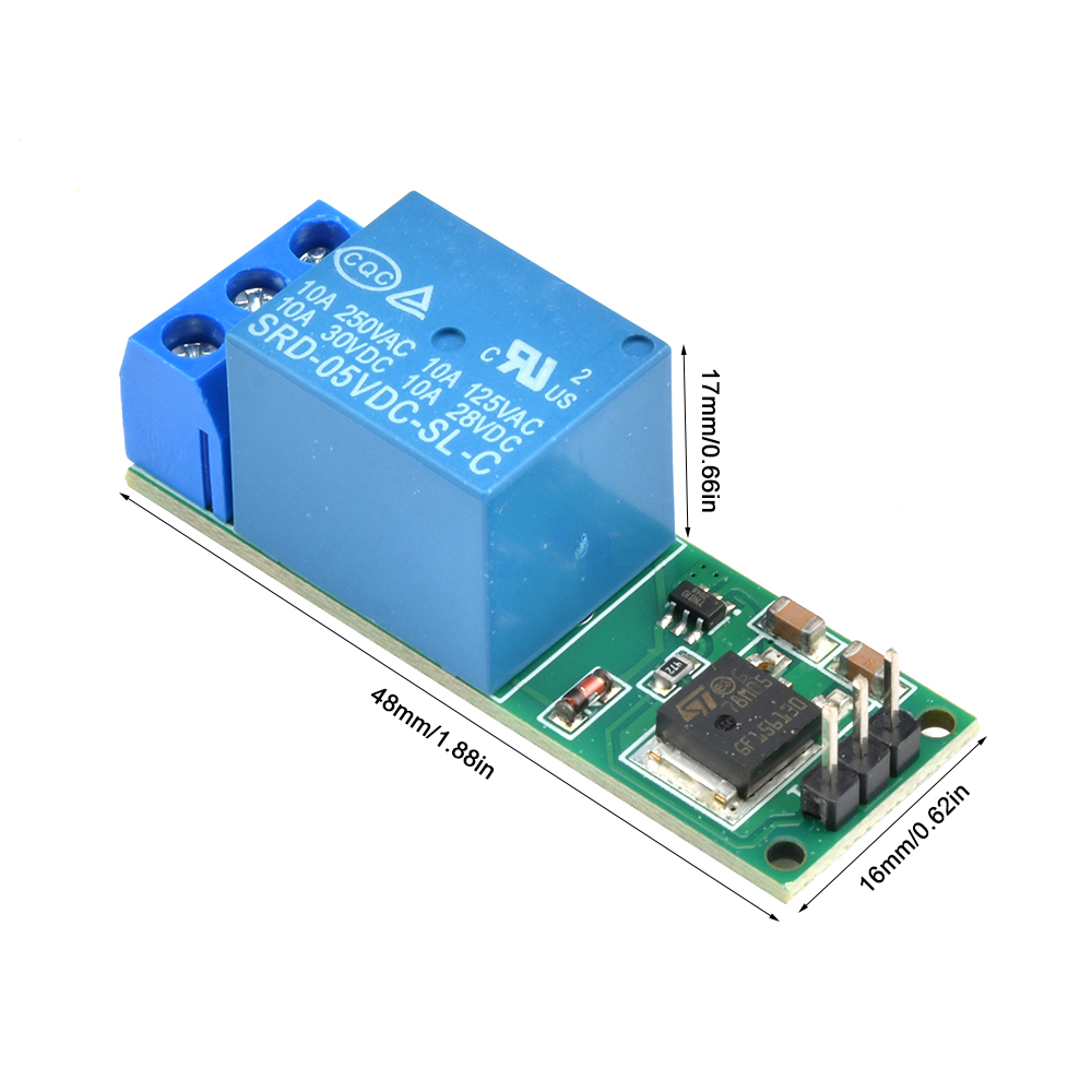 DC 6-24V Flip-Flop Latch Relay - Shelly Relay Module reseña y precio