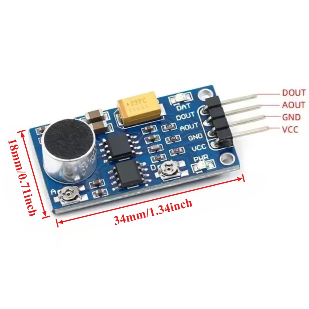 Sound Sensor Module LM386 Voic - Home Automation With Arduino reseña y precio