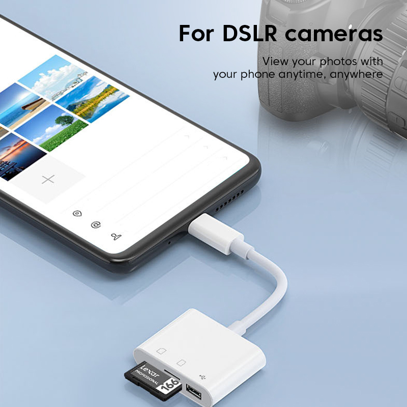 3 in 1 Type C Card Reader Adap - Home Assistant Sd reseña y precio
