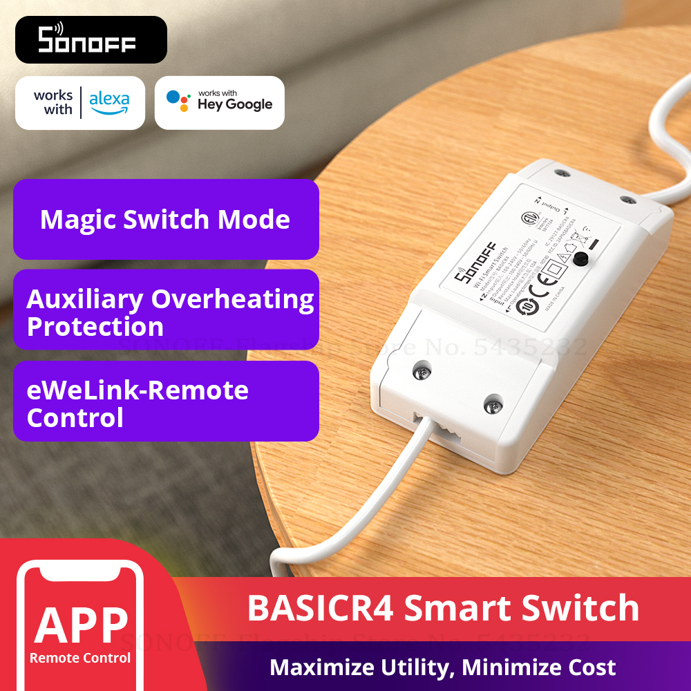 SONOFF BASICR4 Wifi Switch Sma - Sonoff Basic Switch reseña y precio