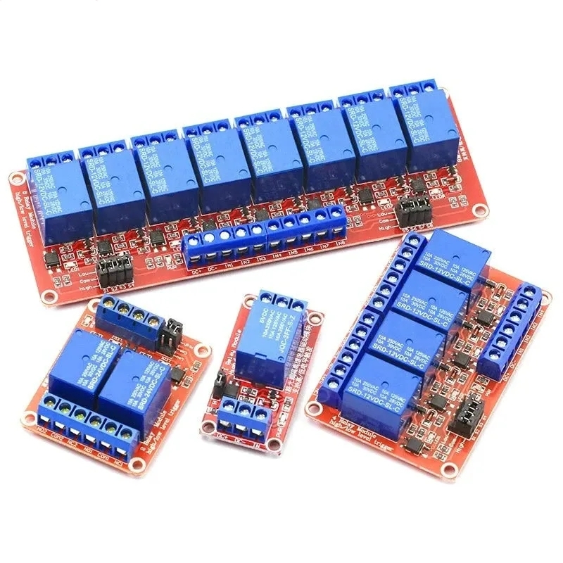 DC 5V 12V 24V 1 2 4 6 8 Channe - Relay 8 Channel Board reseña y precio