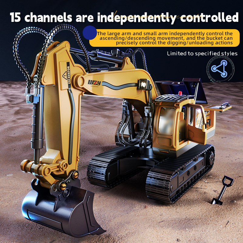 12/13/15CH RC Excavator Crawle - Home Automation Tutorial reseña y precio