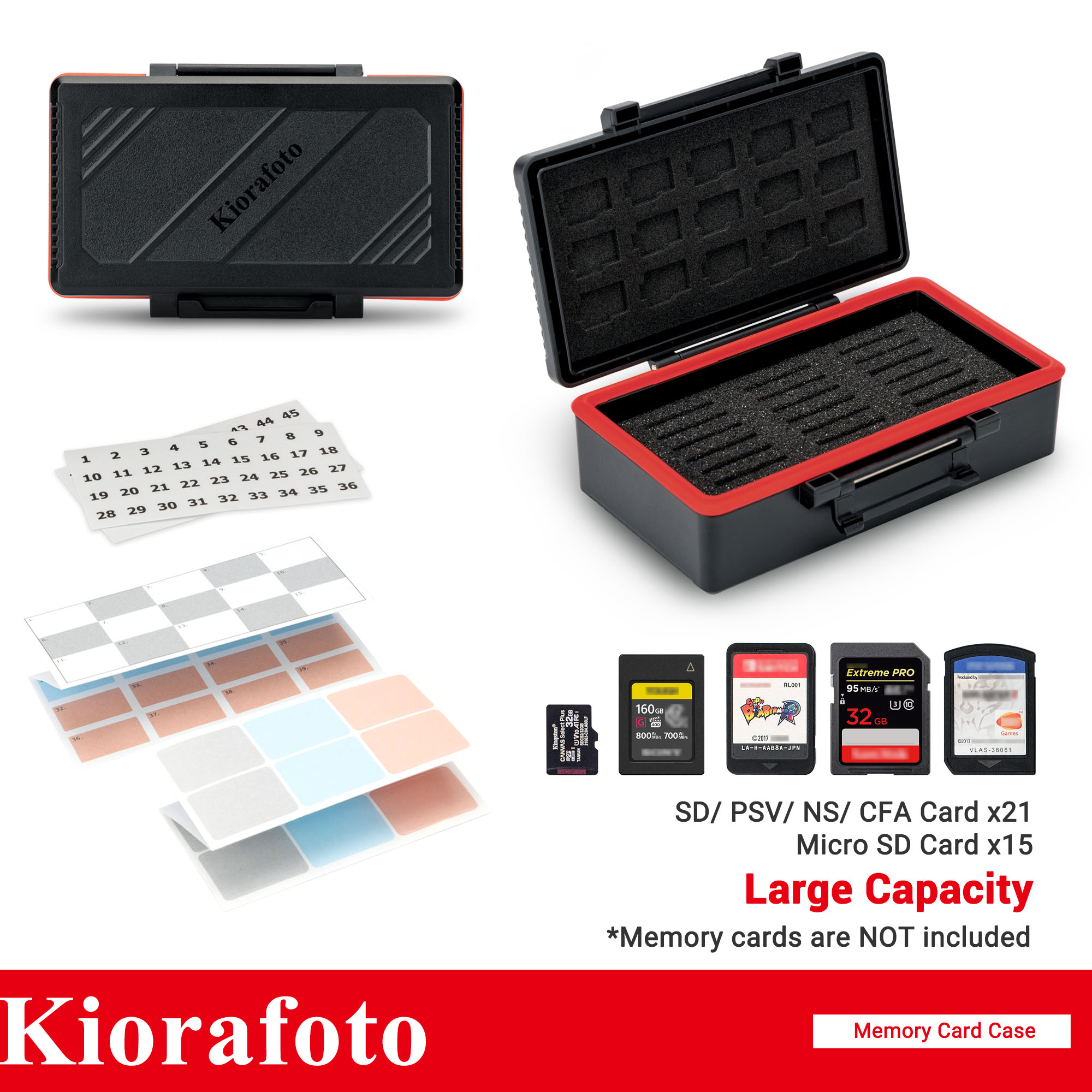 36 Slots Memory Card Case Hold - Home Assistant Sd reseña y precio