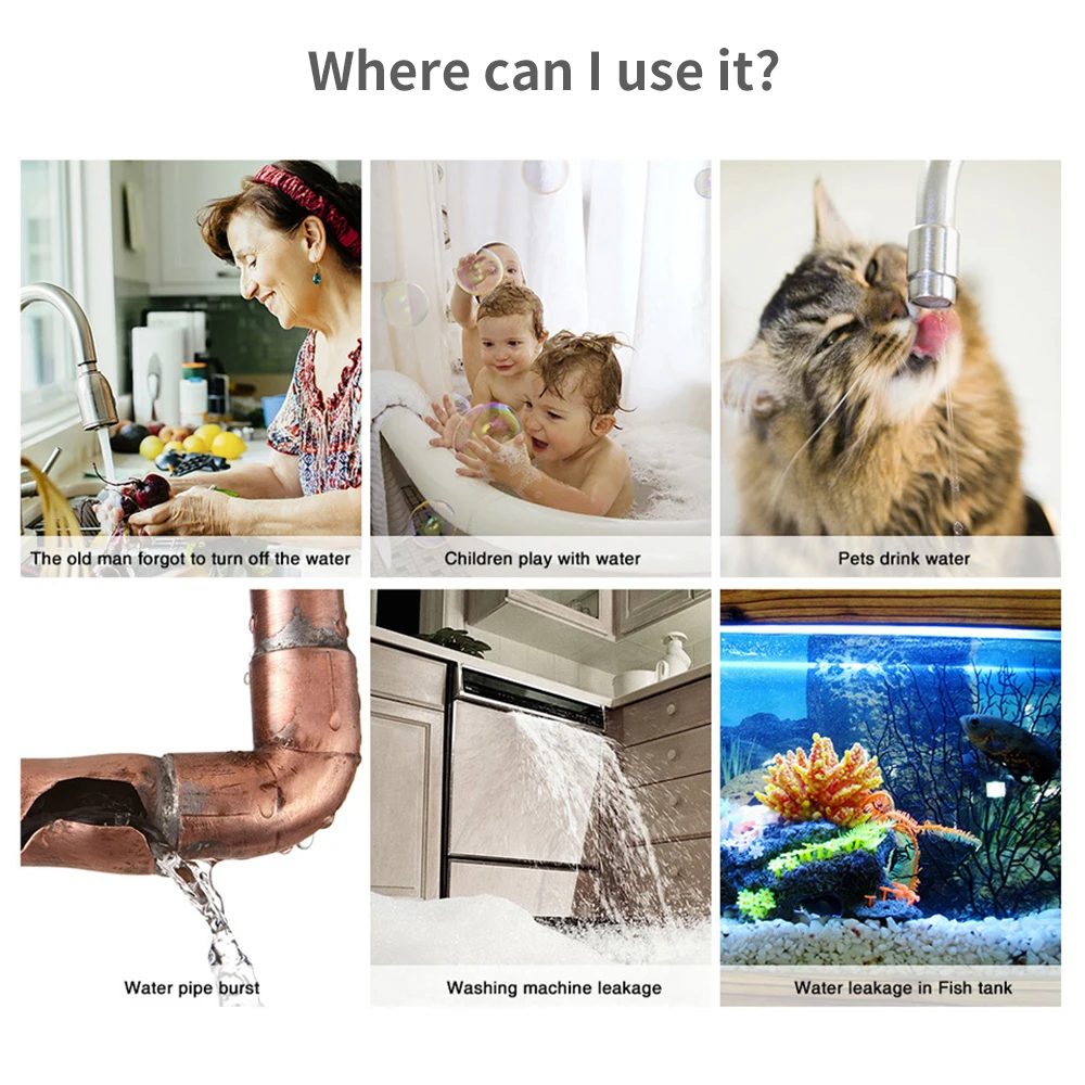 Tuya WiFi Zigbee Water Sensor  - Home Automation Technology reseña y precio