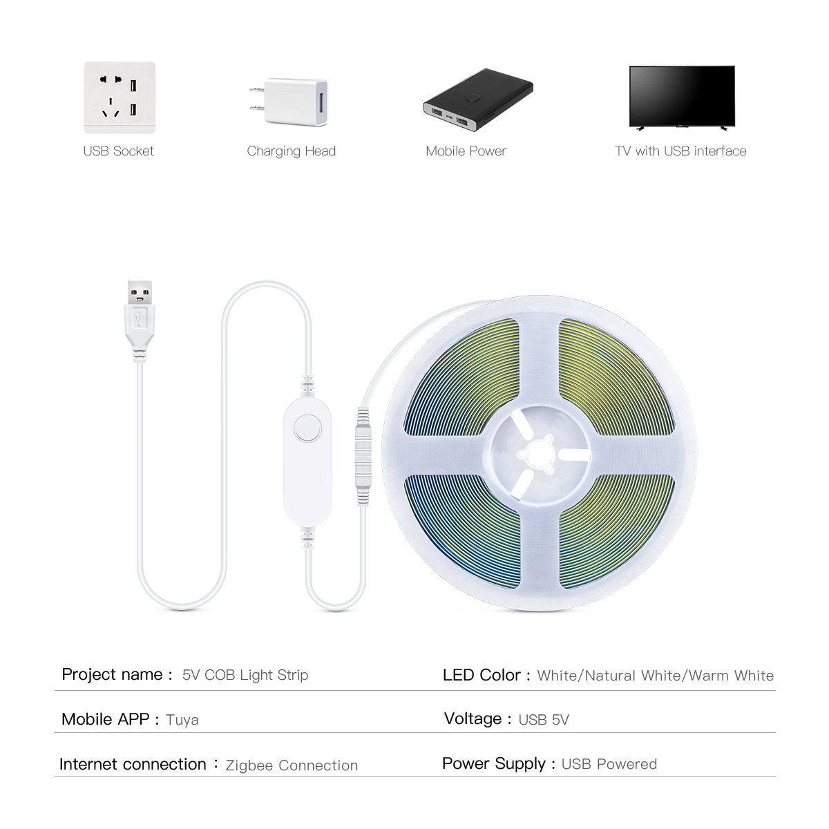Smart Switch ZigBee COB LED Li - Zigbee Coordinator Stick reseña y precio