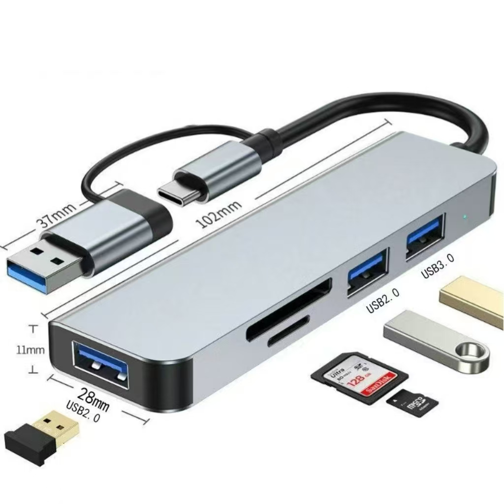 USB C Hub USB Splitter 8 in 1  - Home Assistant Sd reseña y precio