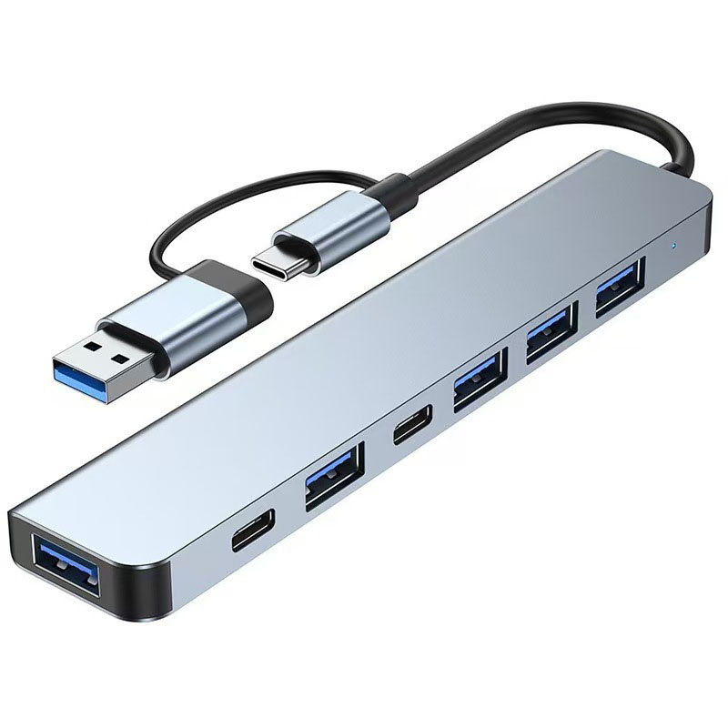 USB C Hub USB Splitter 8 in 1  - Home Assistant Sd reseña y precio