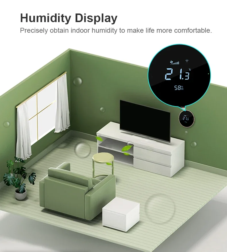 Bandary 2/4pipe 24VAC DC HVAC  - Temperature Humidity Sensor reseña y precio