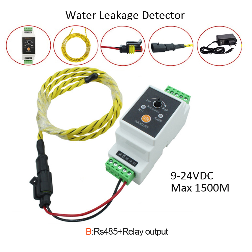 1Set Wire Water Leakage Detect - Water Leak Detector Wired reseña y precio