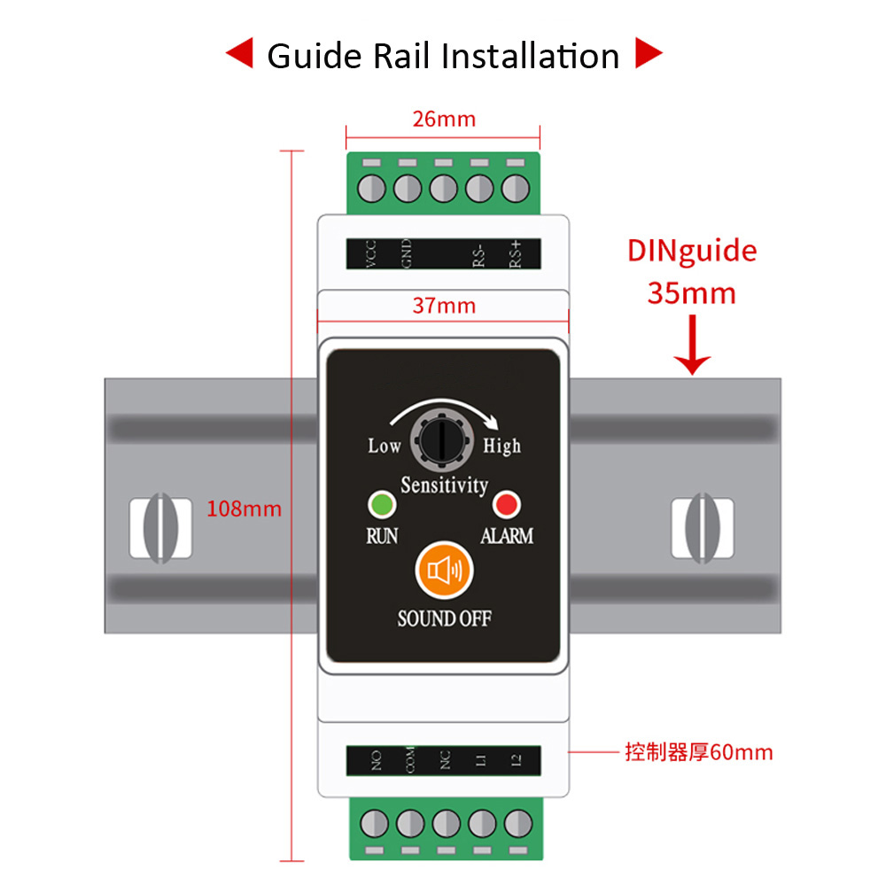 1Set Wire Water Leakage Detect - Water Leak Detector Wired reseña y precio