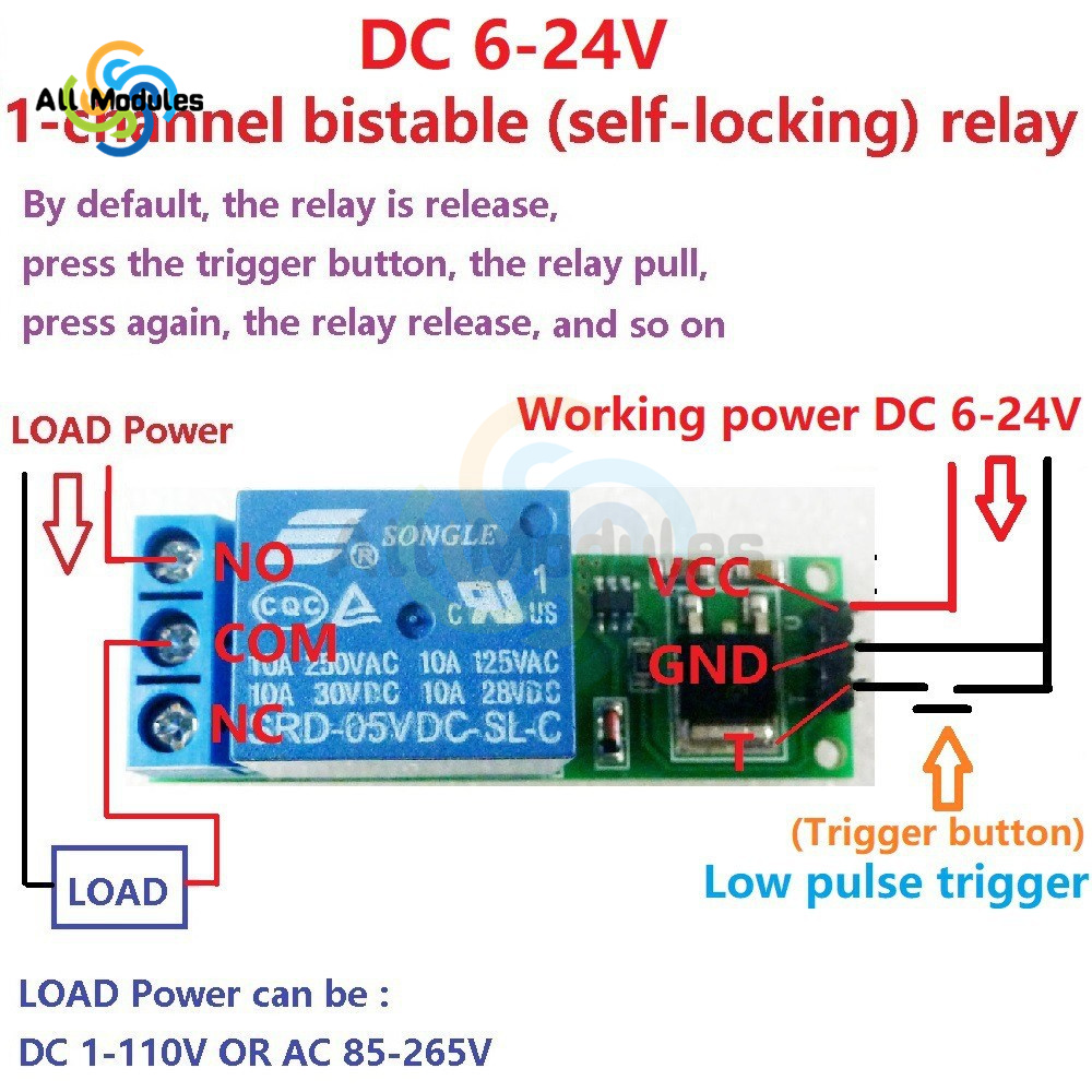 6-24V 1 Channel Relay Module F - Shelly Relay Module reseña y precio