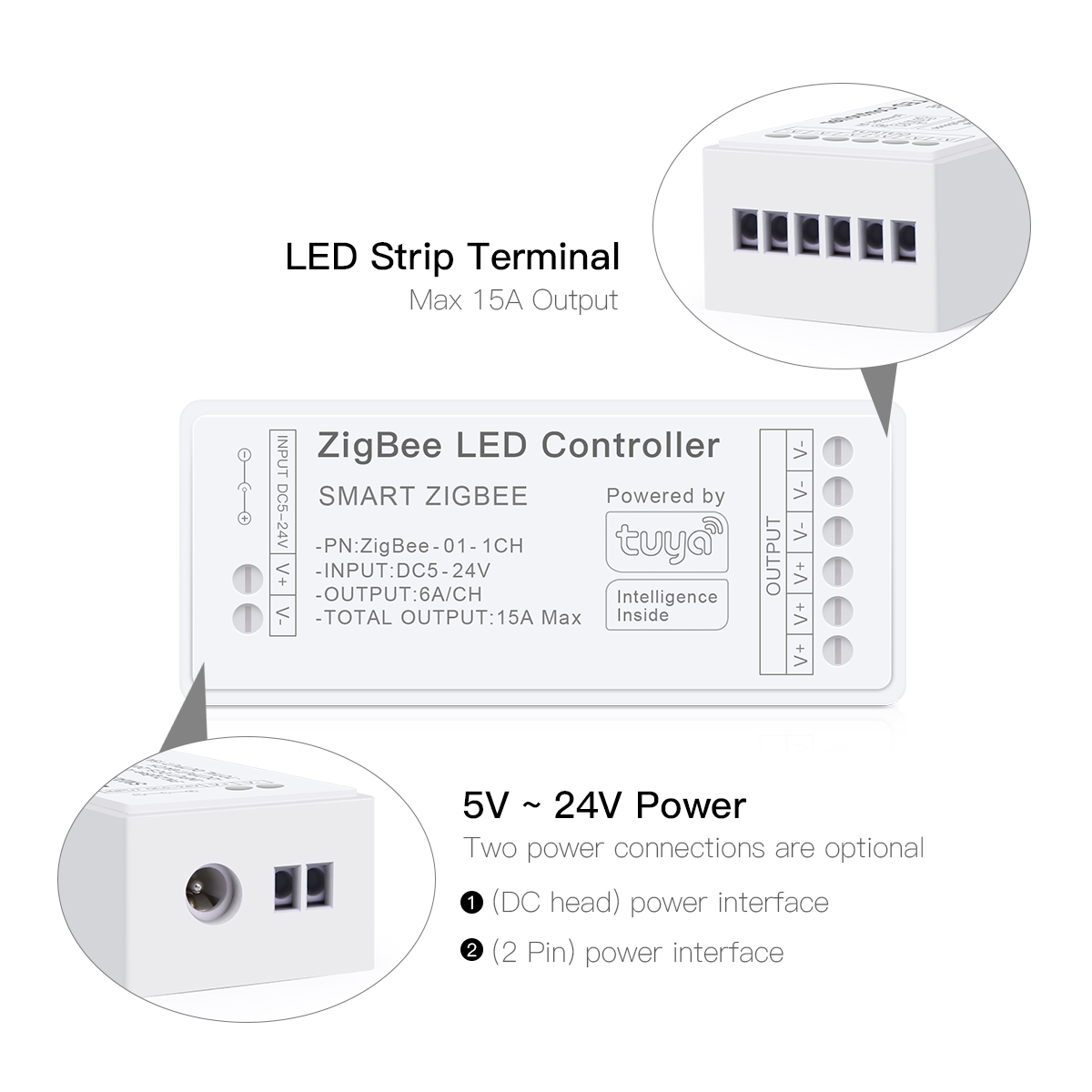 Zigbee 3.0 CCT RGBW RGB LED St - Zigbee Coordinator Stick reseña y precio