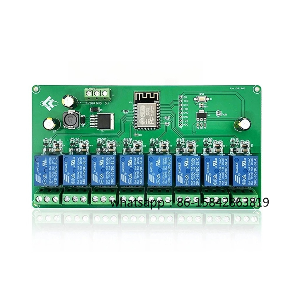 2/4/8 Channel ESP8266 Wireless - Relay 8 Channel Board reseña y precio