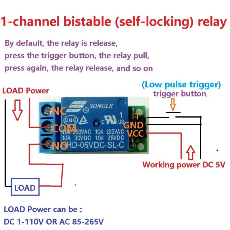 Flip-Flop Latch Relay Module B - Home Automation With Arduino reseña y precio