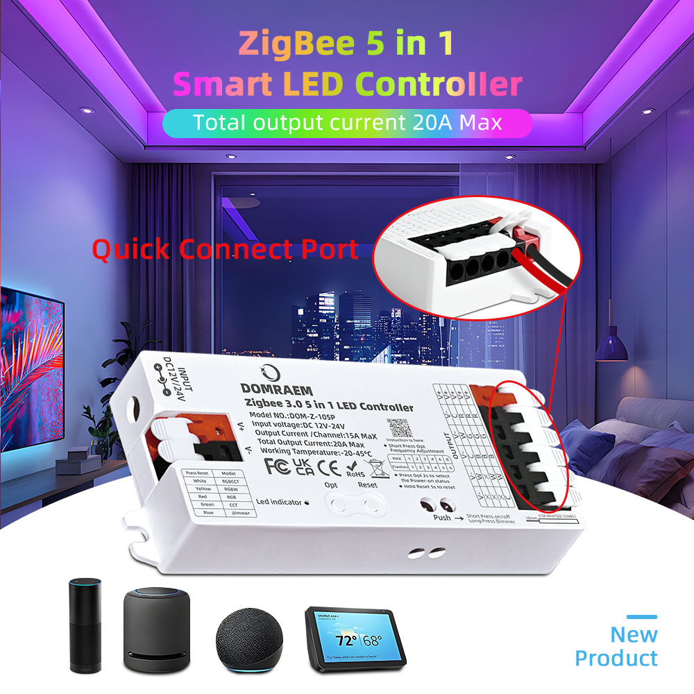 DOMRAEM Zigbee 3.0 5 in 1 LED  - Zigbee Coordinator Stick reseña y precio