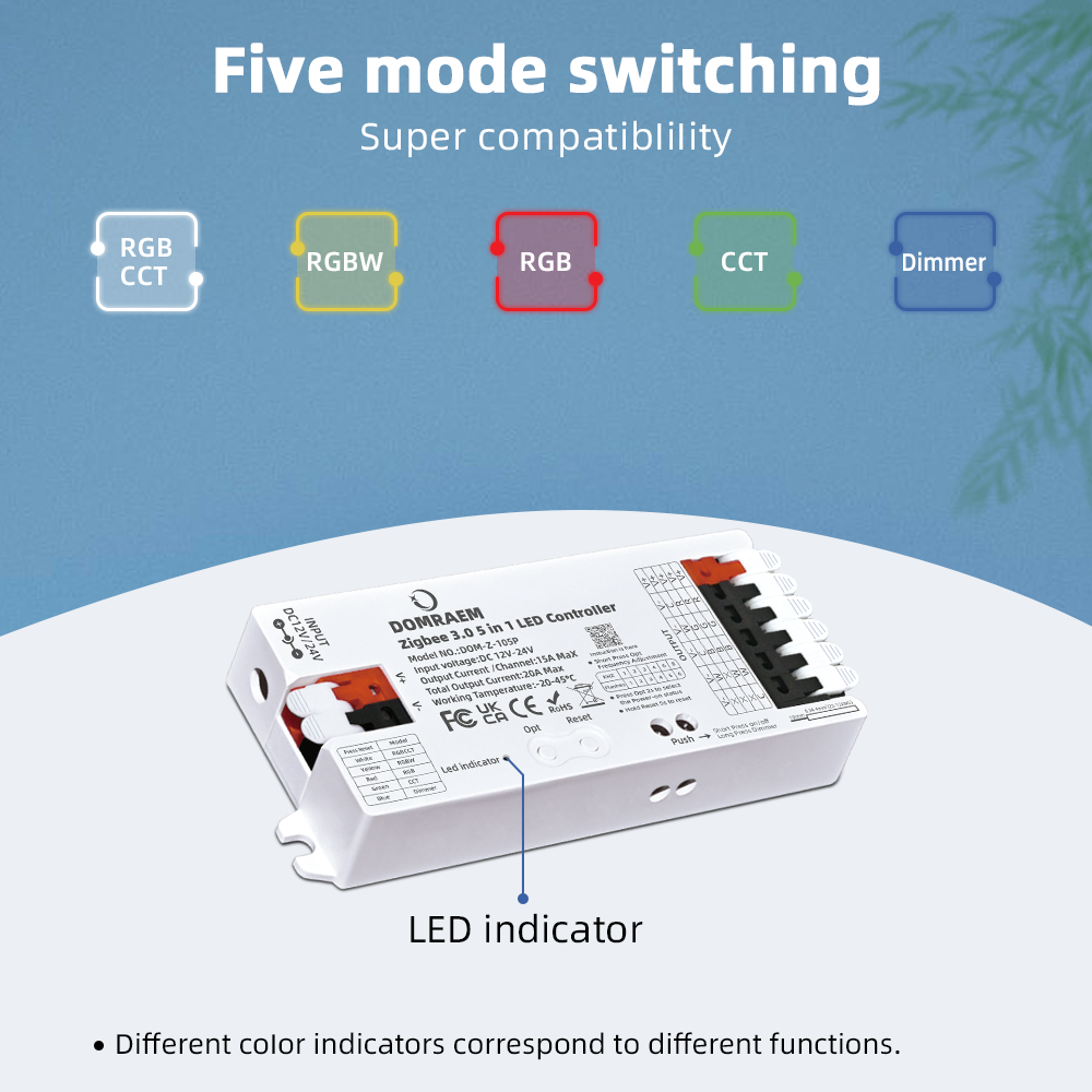 DOMRAEM Zigbee 3.0 5 in 1 LED  - Zigbee Coordinator Stick reseña y precio