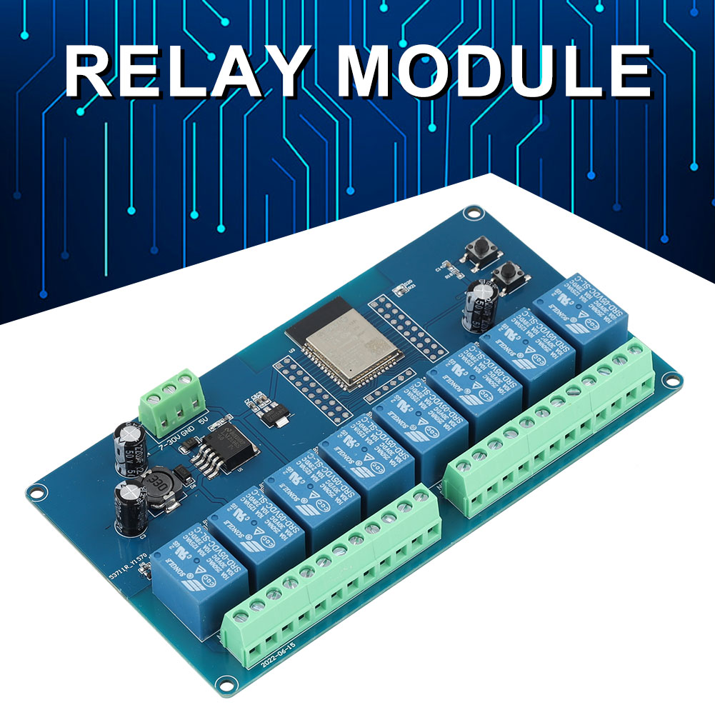 ESP32 WIFI Bluetooth-compatibl - Relay 8 Channel Board reseña y precio