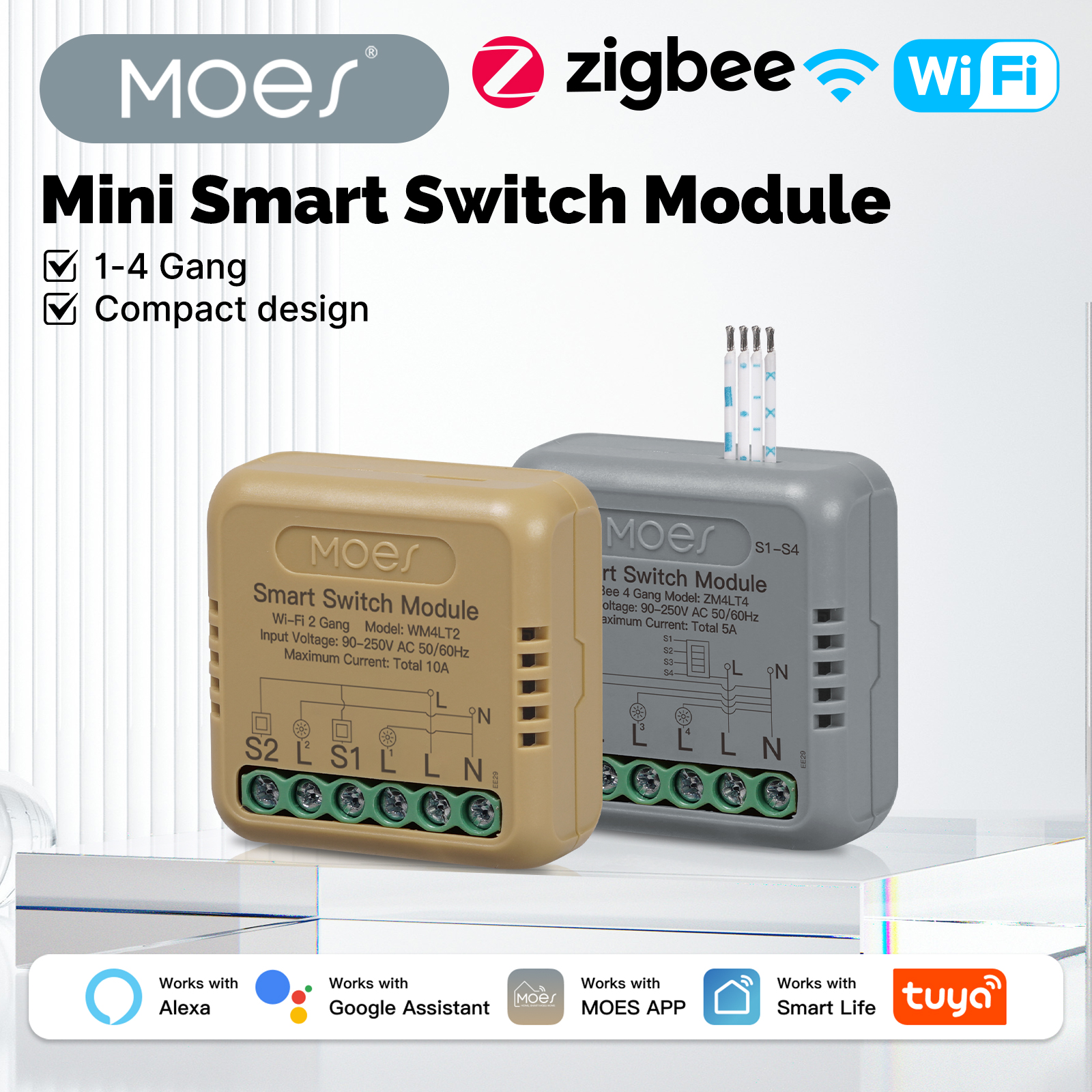 MOES Tuya WiFi Zigbee Mini DIY - Home Automation Ideas reseña y precio