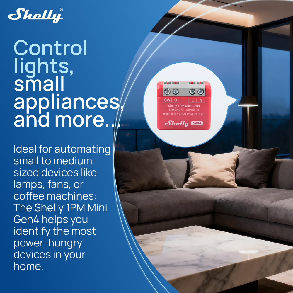 Shelly 1PM Mini Gen4 Zigbee Sm - Shelly Relay Module reseña y precio