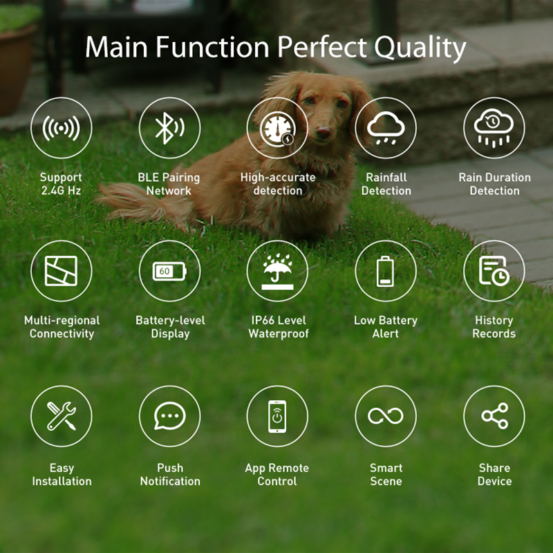 WiFi Rain Sensor Rainfall Dura - Home Automation Technology reseña y precio