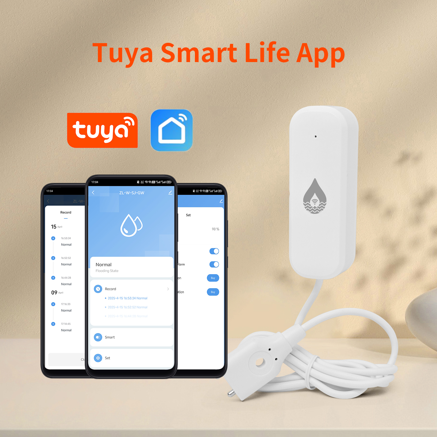 YFK Tuya WiFi Water Leakage Se - Home Automation Technology reseña y precio