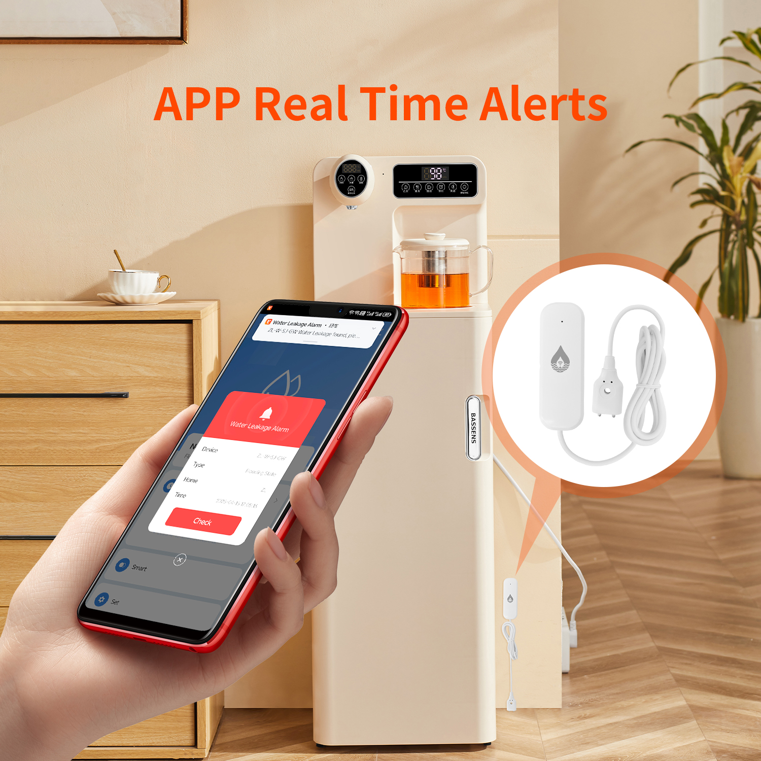YFK Tuya WiFi Water Leakage Se - Home Automation Technology reseña y precio