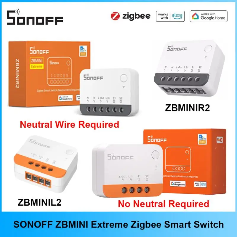 SONOFF ZBMINIR2/ZbminiL2 With/ - Sonoff Basic Switch reseña y precio