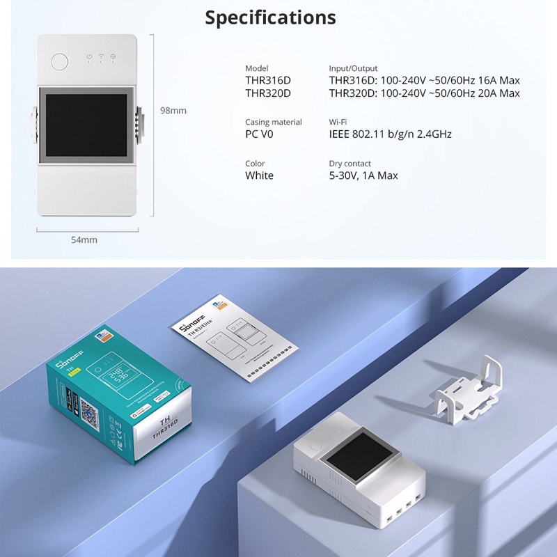 SONOFF POW Elite WiFi Smart Po - Sonoff Basic Switch reseña y precio