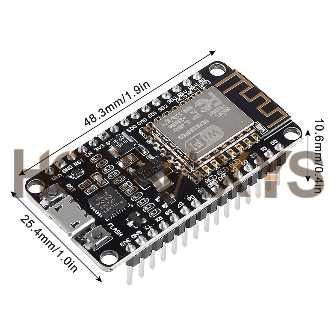 1-10PCS/Wireless Module CP2102 - Esp8266 Nodemcu Board reseña y precio
