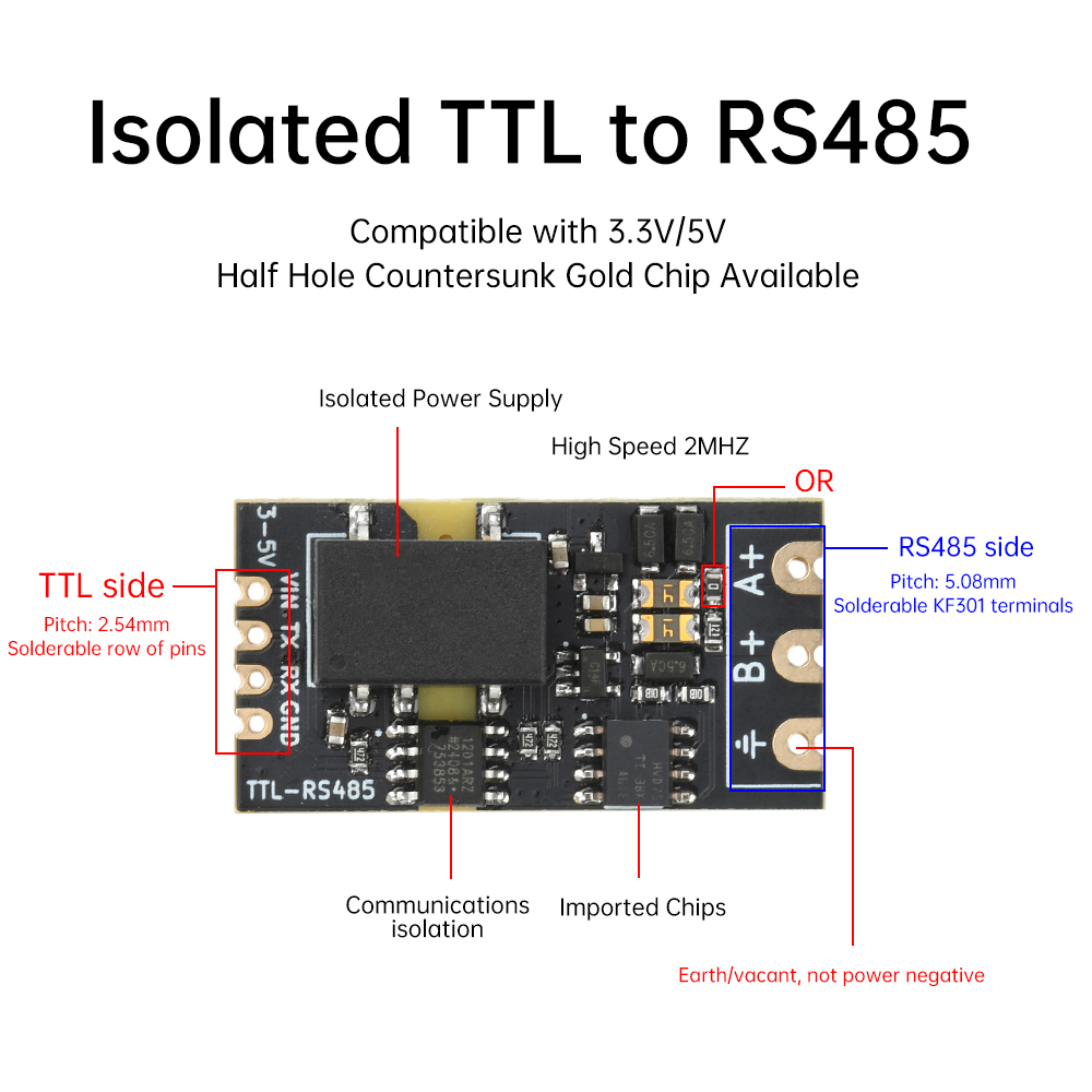 1pc Isolated TTL to RS485 Leve - Shelly Relay Module reseña y precio