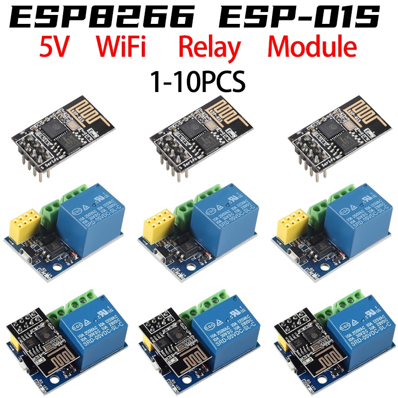 ESP8266 ESP-01 ESP-01S 5V WiFi - Home Automation With Arduino reseña y precio