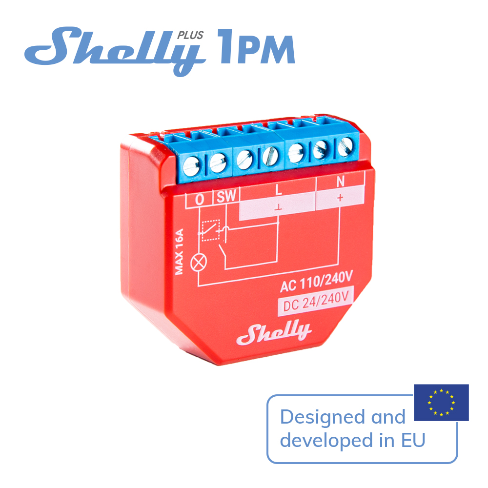 Shelly Plus 1PM Smart Home Lif - Shelly Relay Module reseña y precio