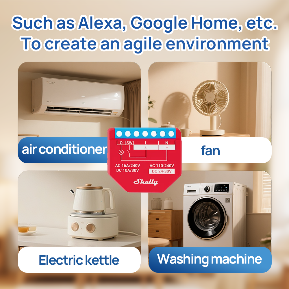 Shelly Plus 1PM Smart Home Lif - Shelly Relay Module reseña y precio