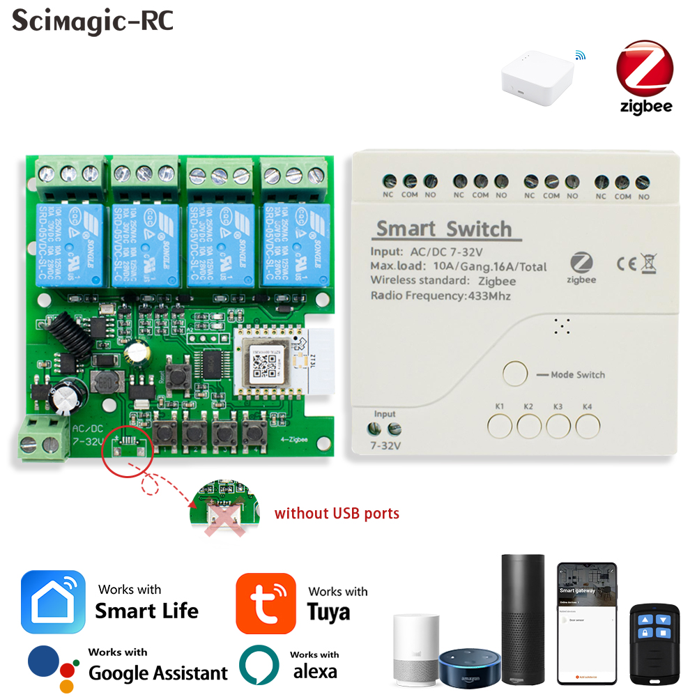 Zigbee Smart Switch Wifi Relay - Home Automation Technology reseña y precio
