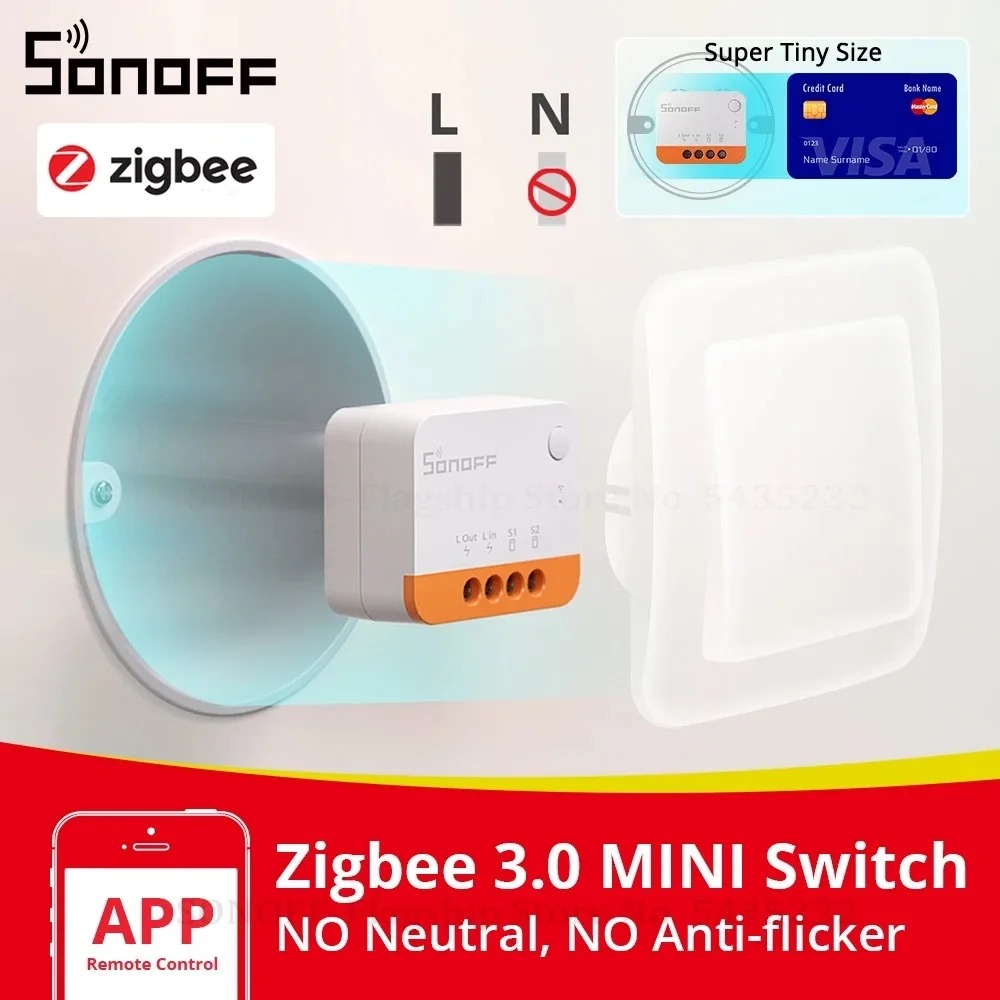 SONOFF ZBMINI L2 Zigbee Zbmini - Sonoff Basic Switch reseña y precio