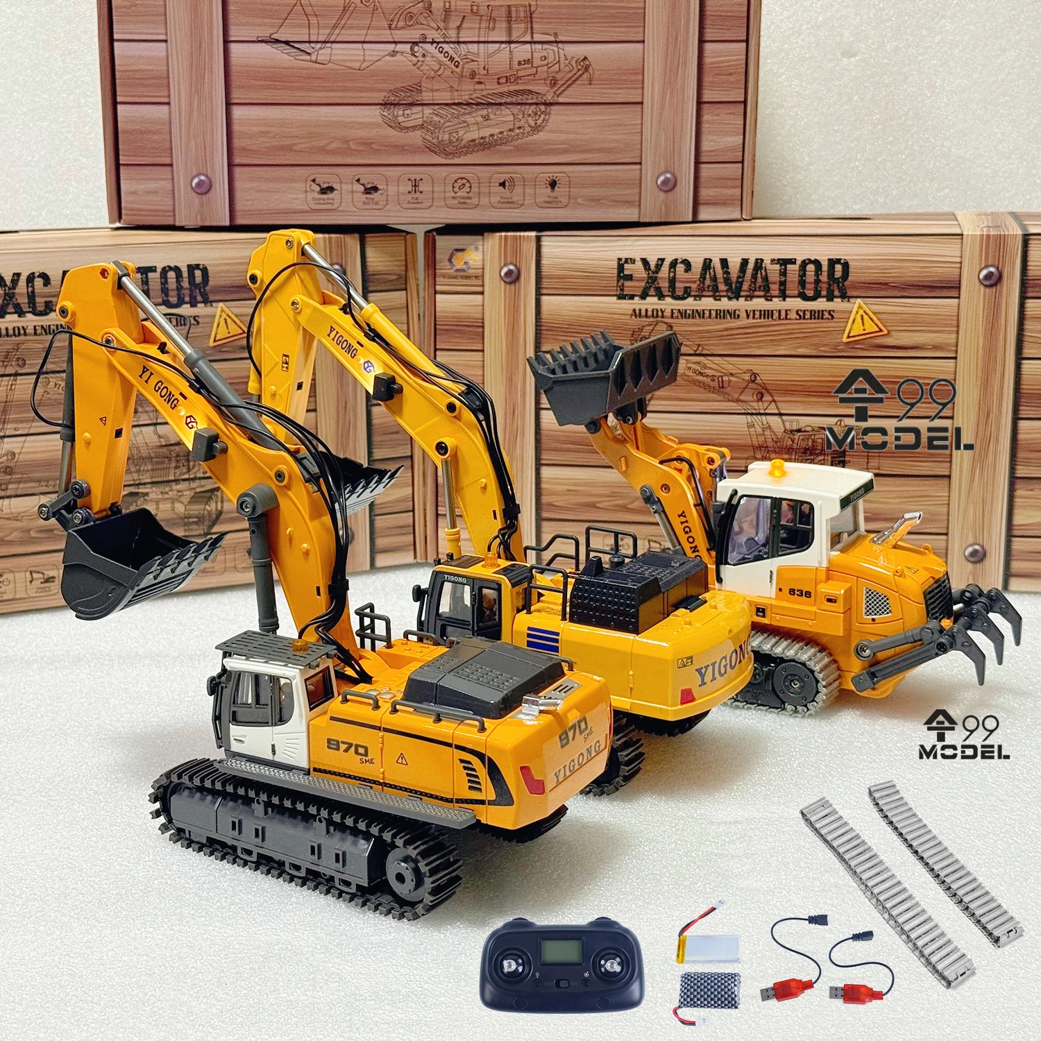 1/50 970 520 Mini RC Excavator - Home Automation Tutorial reseña y precio