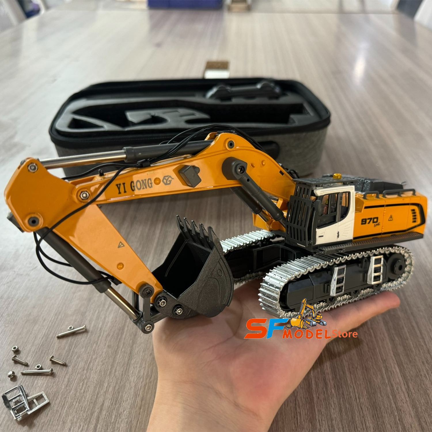 1/50 970 520 Mini RC Excavator - Home Automation Tutorial reseña y precio