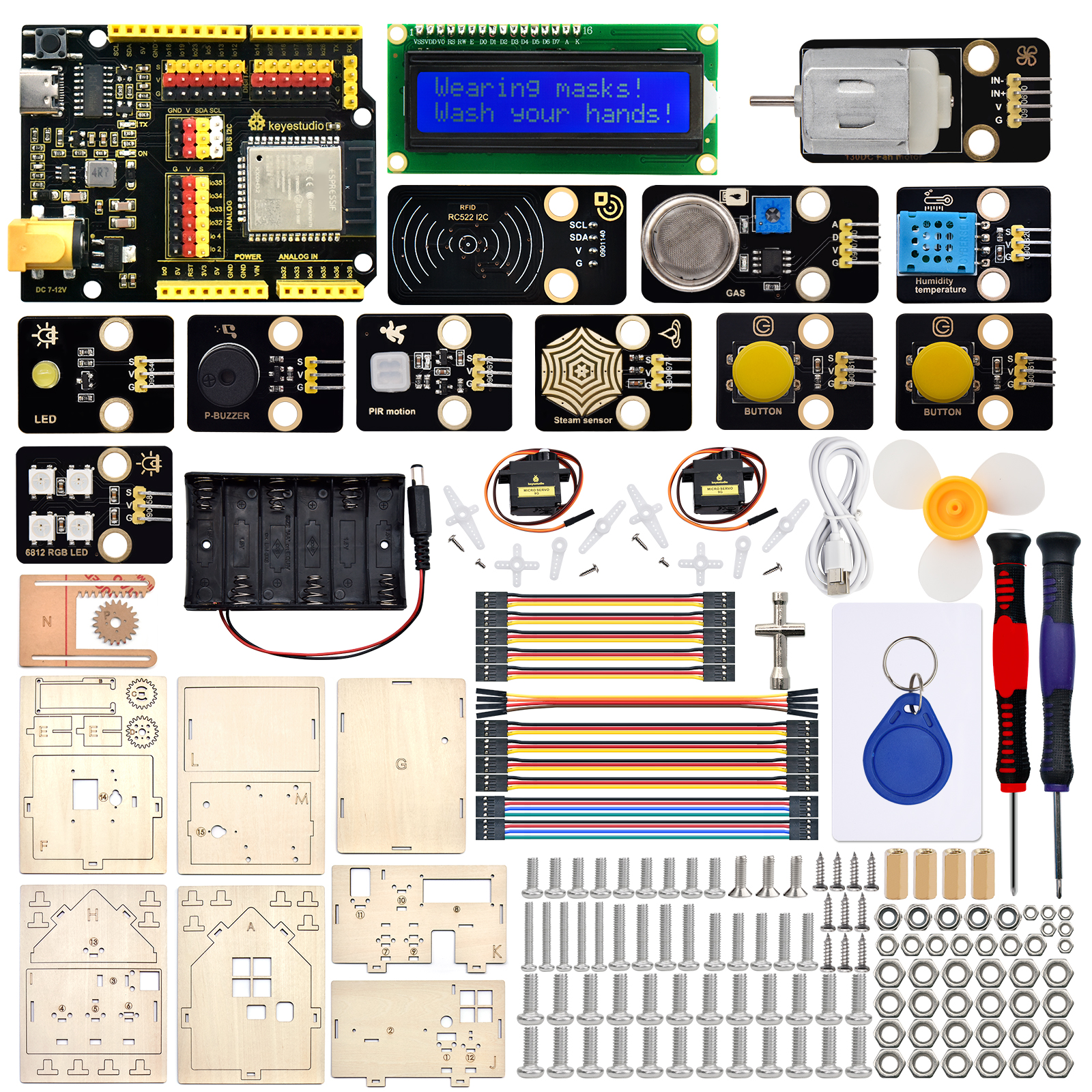 Keyestudio Complete IOT Smart - Home Automation With Arduino reseña y precio