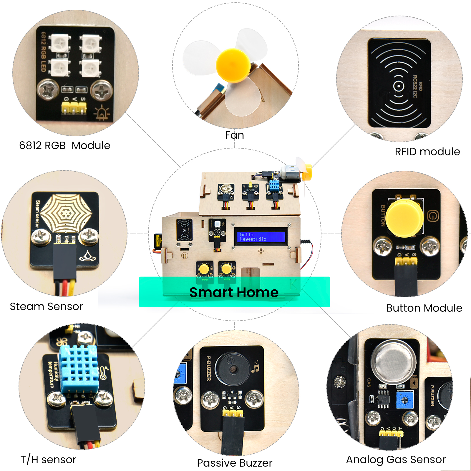  Keyestudio Complete IOT Smart - Home Automation With Arduino reseña y precio