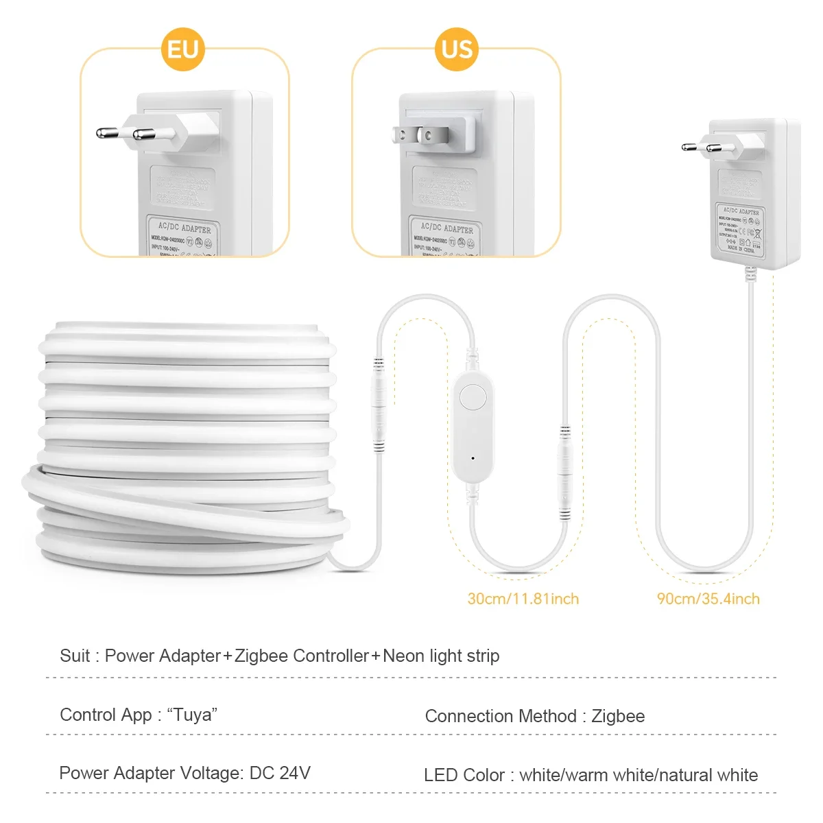 Zigbee 3.0 24V Neon LED Strip  - Zigbee Coordinator Stick reseña y precio
