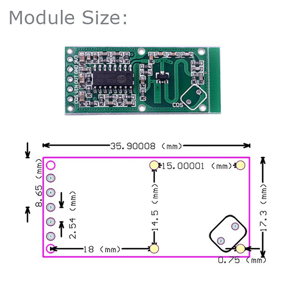 5PCS RCWL-0516 Motion Detectio - Esp8266 Nodemcu Board reseña y precio