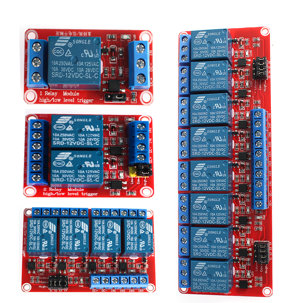 1PCS Relay Module 5V 12V 24V 1 - Relay 8 Channel Board reseña y precio